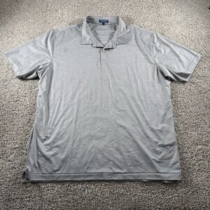 Peter Millar Shirt Men XXL Crown Crafted Car Pattern Polo Performance Activewear
